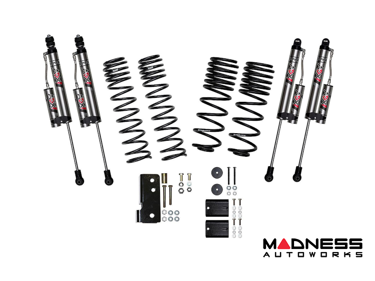 Jeep Wrangler JK Lift Kit - Skyjacker - 2in Travel Suspension - w/ ADX 2.0 Remote Res Shock - '07- '17